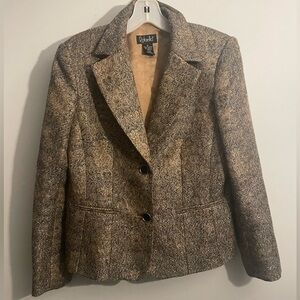 Rafaella Browns & Golds Blingy blazer 10